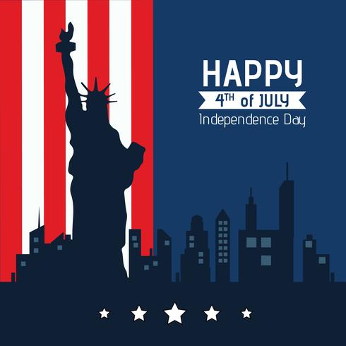 American Independence Day Background vector