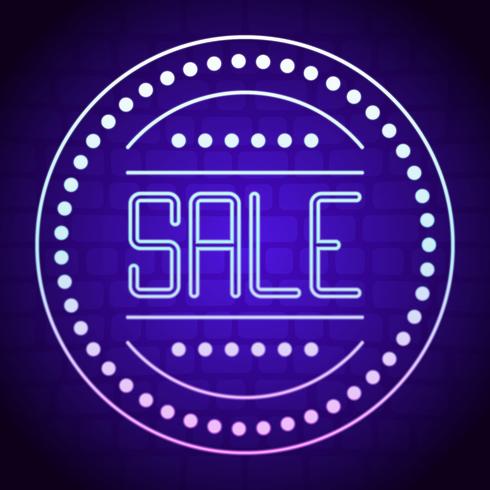 Unique Neon Sale Vectors