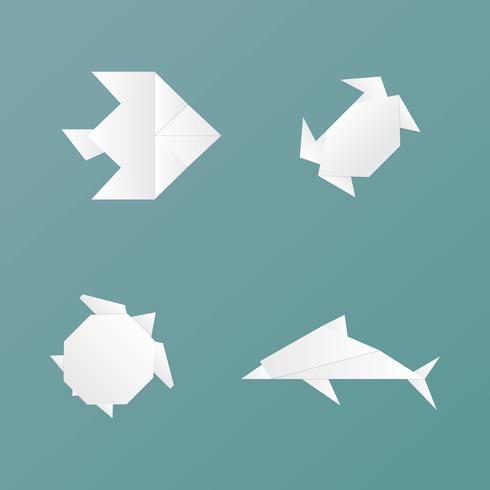 Origami Animals vector