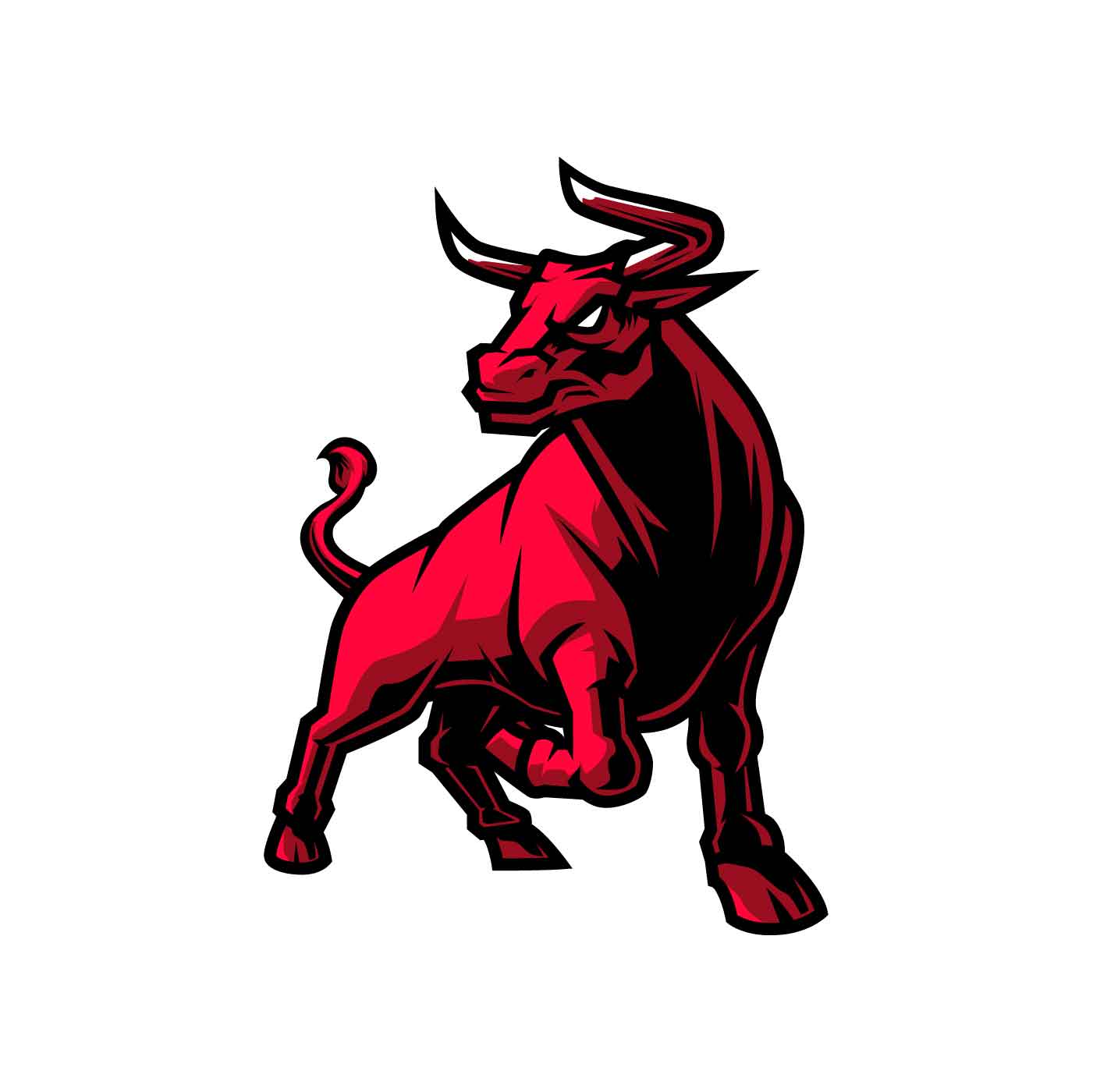 Download Bull Illustration Vector - Download Free Vectors, Clipart ...