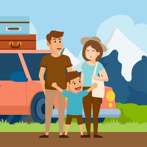 Family Vacation vector