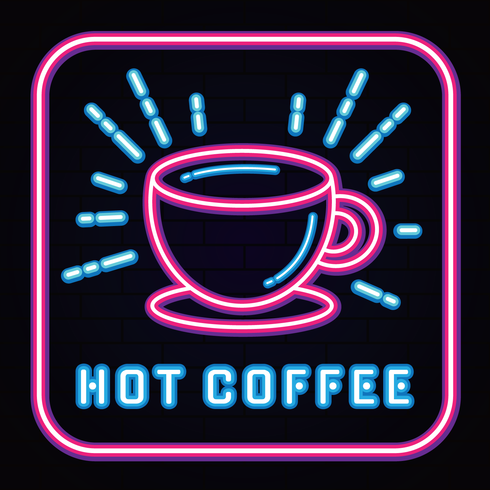 Retro Neon Sale vector