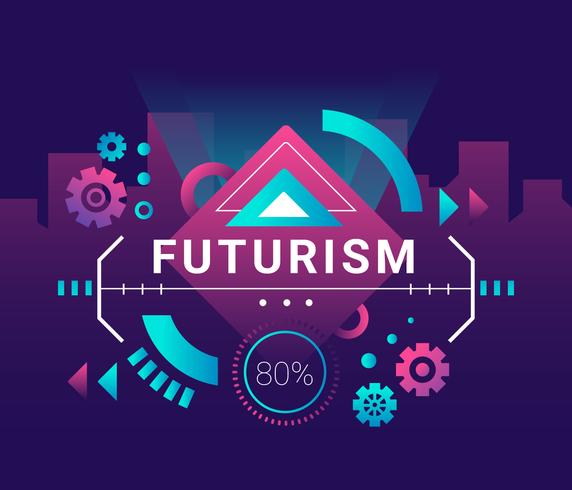 Futurism Background Vector