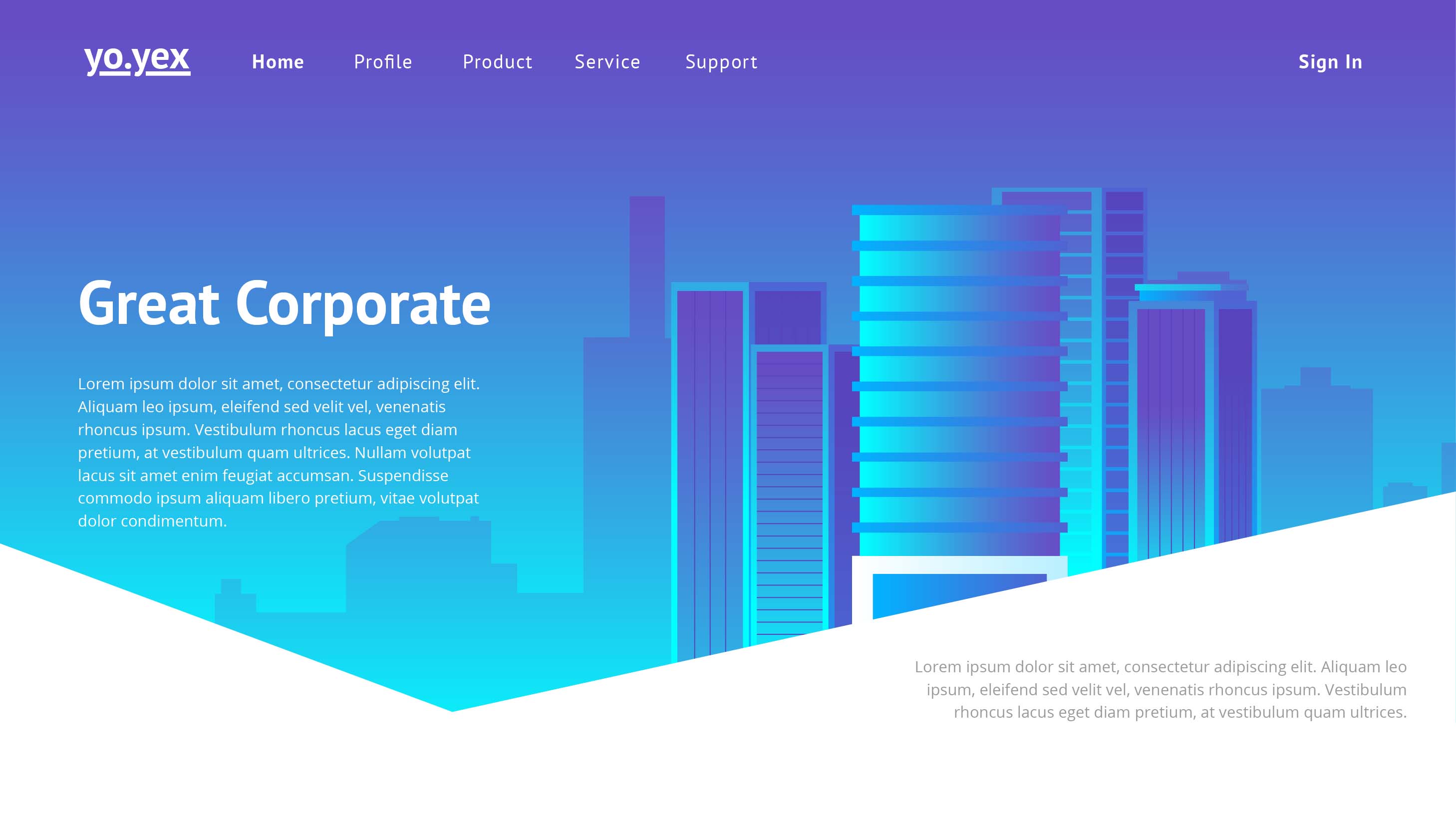 Download Corporate Website Header Vektor - Download Kostenlos ...