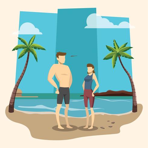 Beach Bum vector