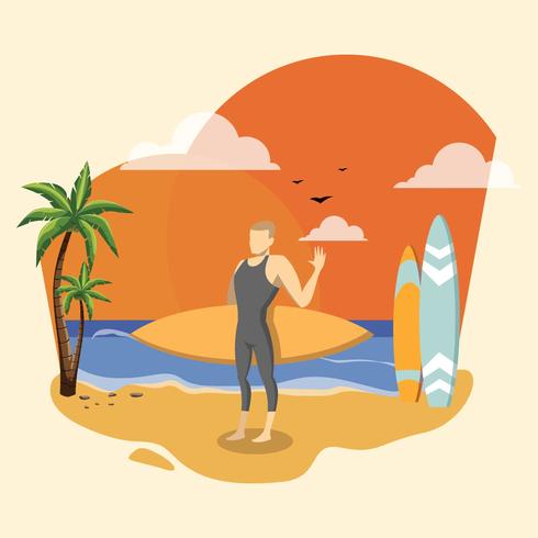 Beach Bum vector