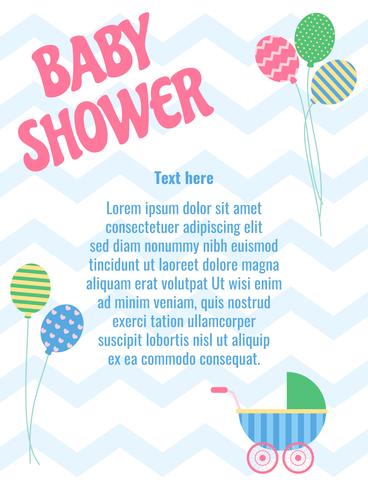 Vectores de fondo de Baby Shower