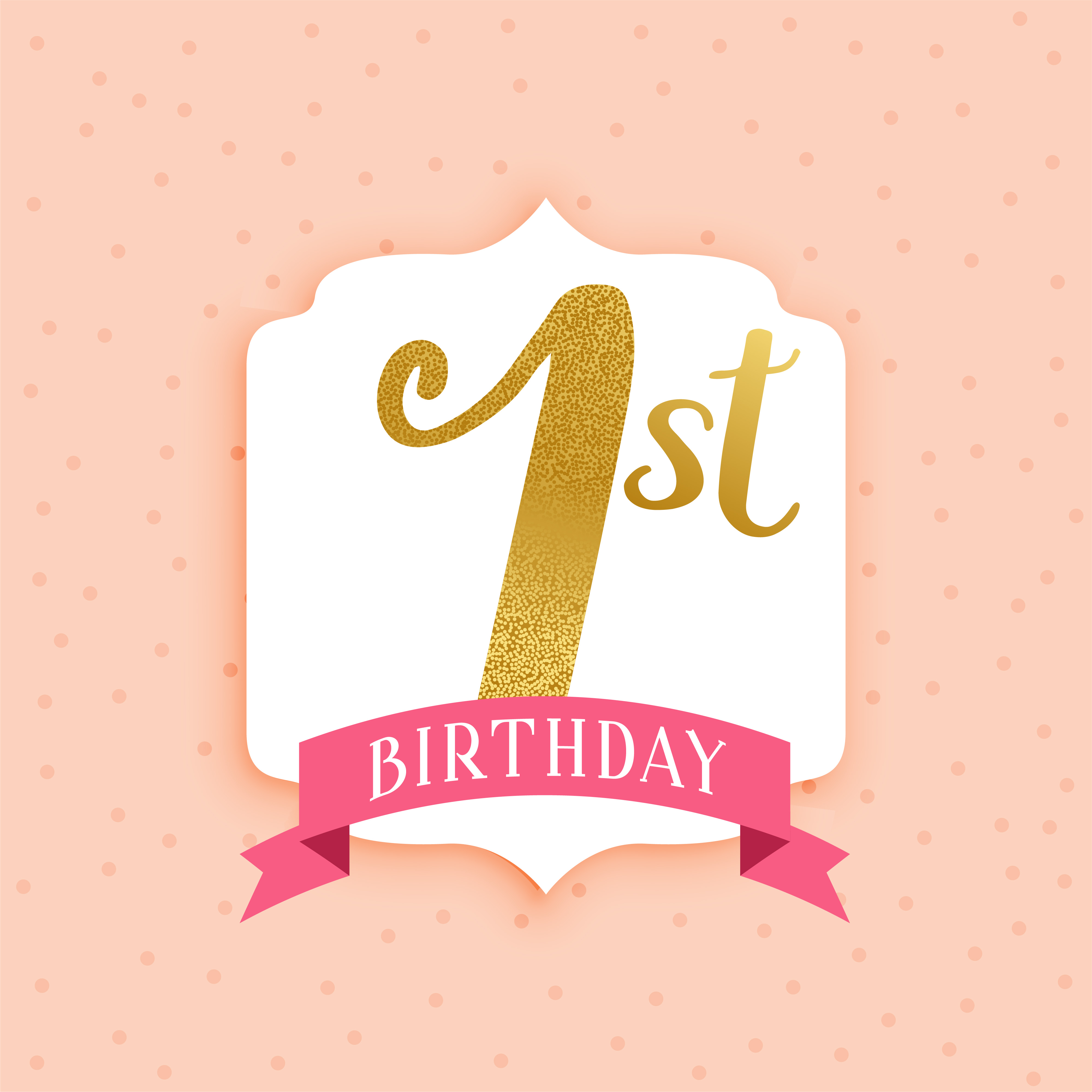 Download modern first birthday beautiful background - Download Free ...