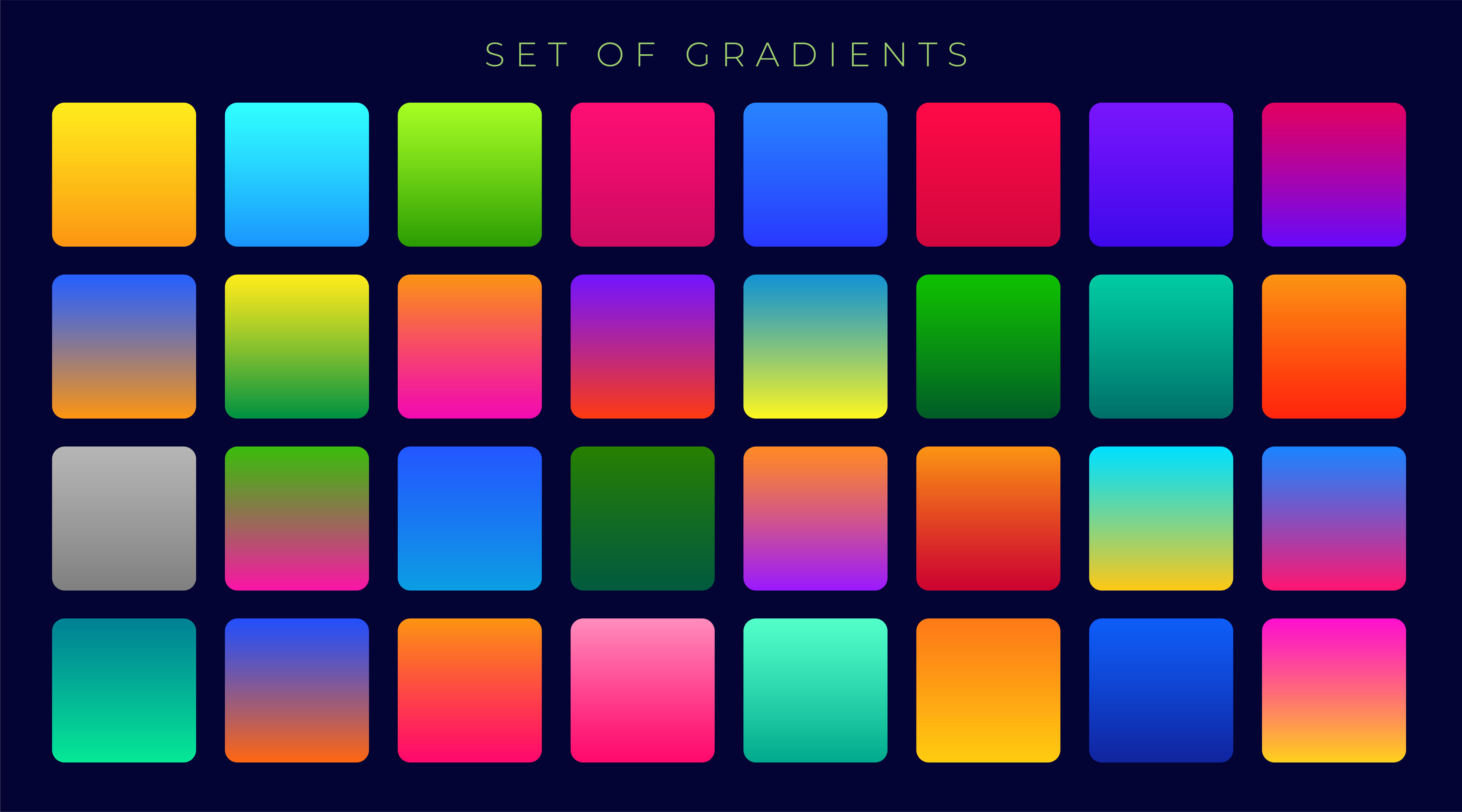 gradient colors
