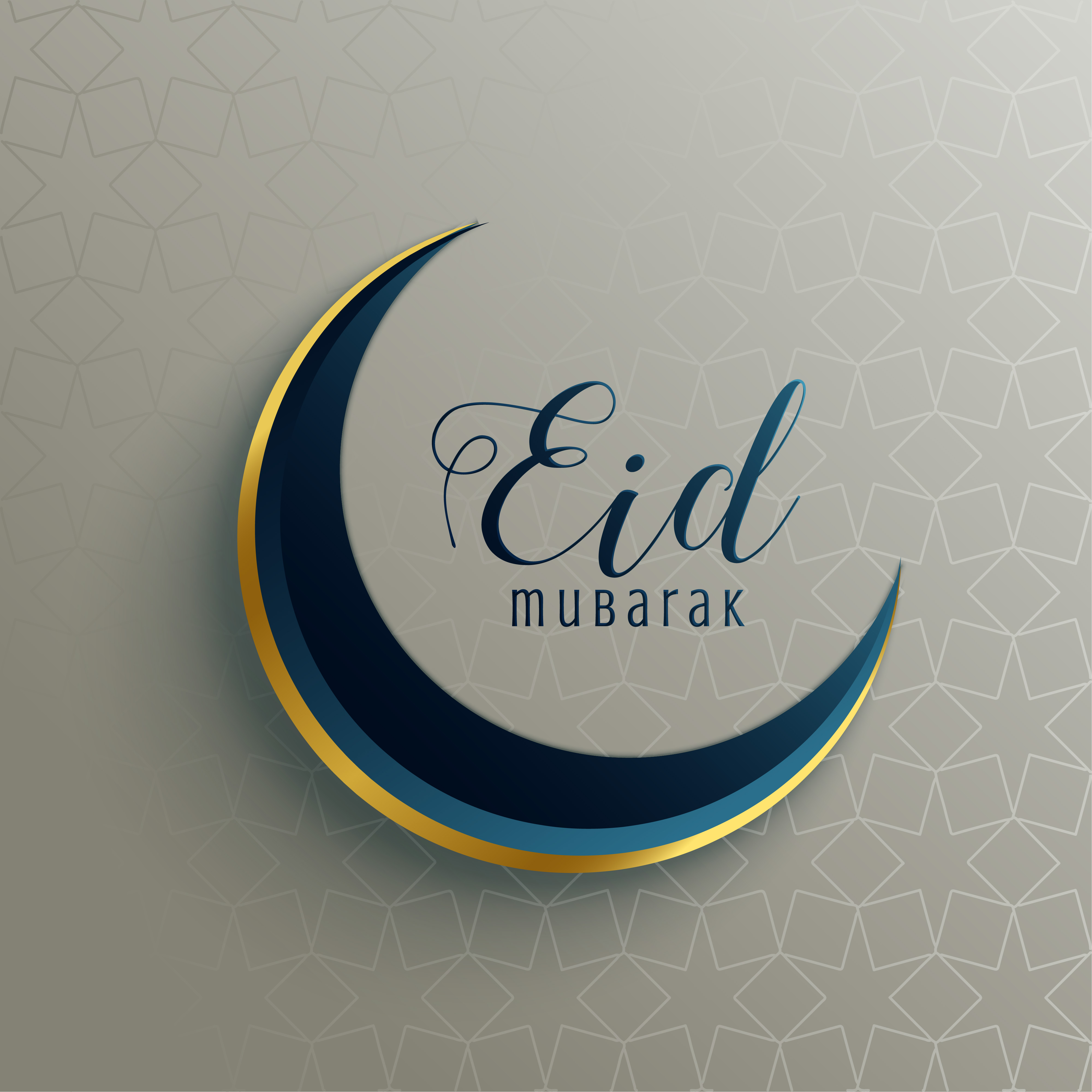 Creative eid mubarak moon background - Download Free 