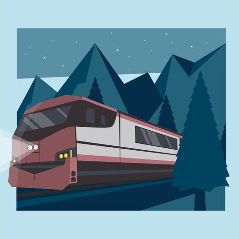 Locomotive Illustration vector