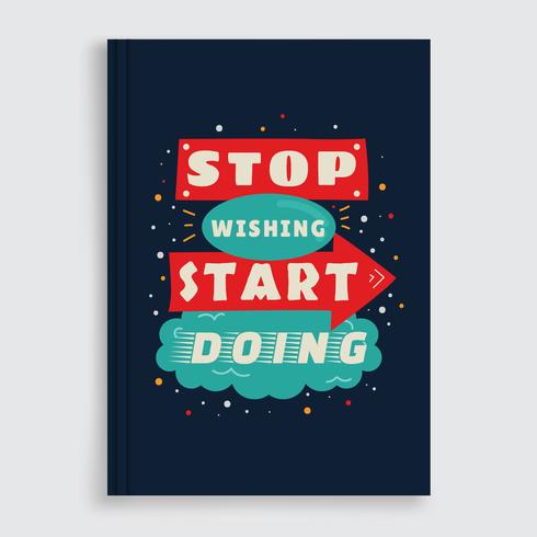 Motivational Book Cover Vector