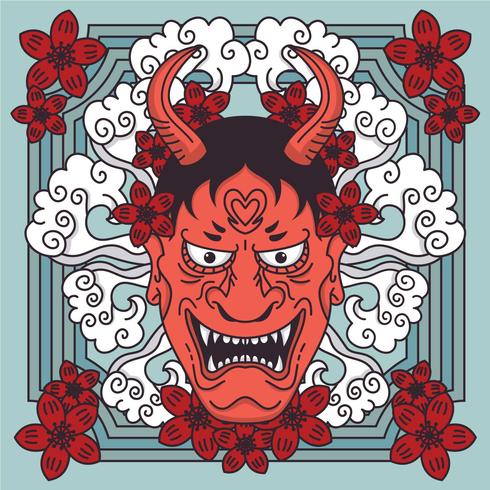 Arte de vector de tatuaje japonés