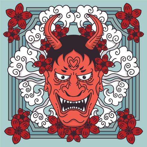 Arte de vector de tatuaje japonés