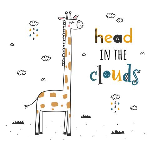 Head In The Clouds Vector