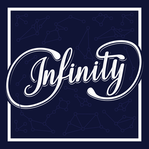 Infinity Typography vector