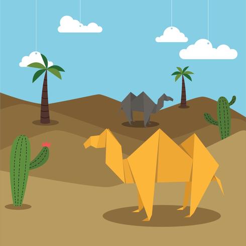 Origami Animales vector