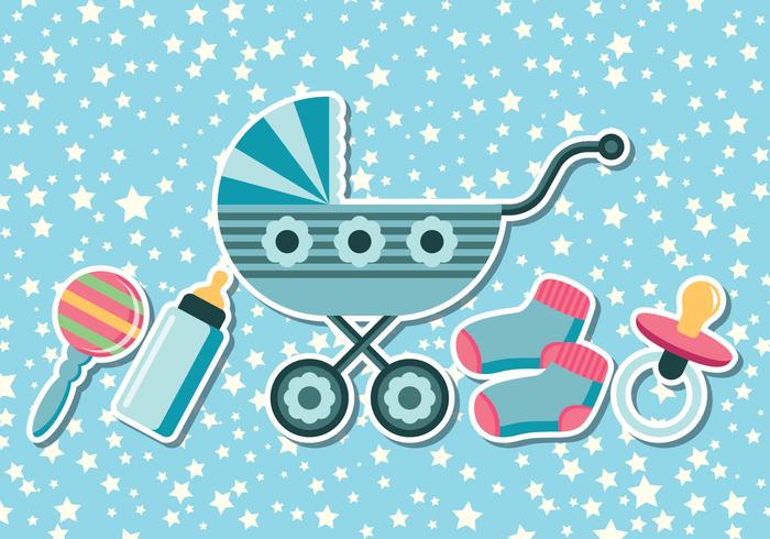 Baby Shower Backgrounds vector