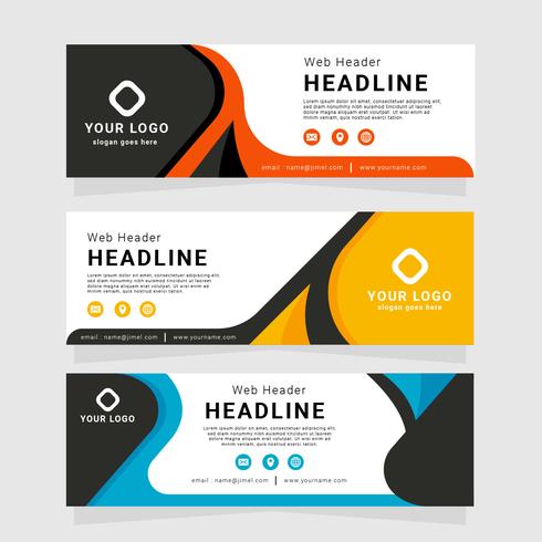 Company Web Header Vector