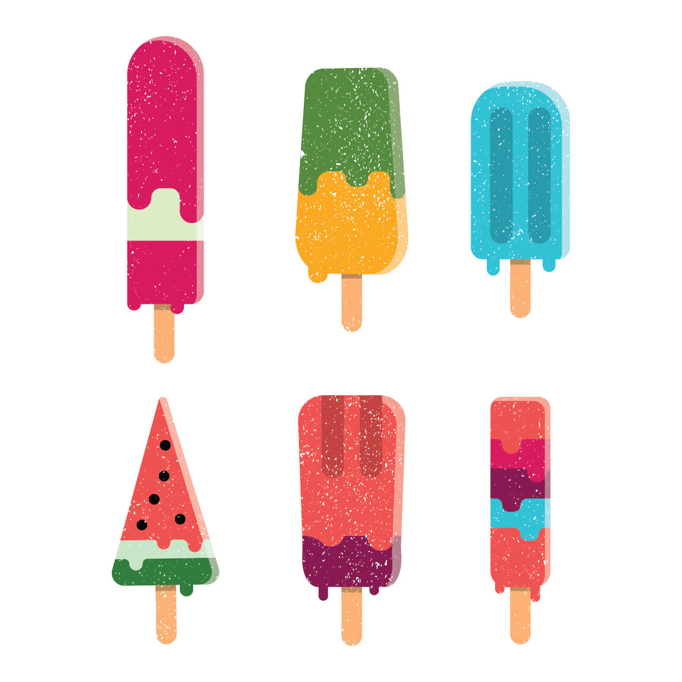Download Summer Fruit Popsicles Icon 215820 Vector Art at Vecteezy