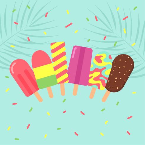 Popsicles Vector