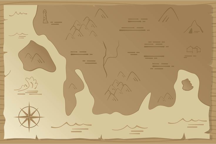 Vector de mapa antiguo