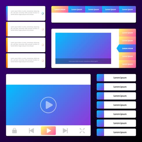 Essential Website Interface Prototyping Mockups And Wireframes Icons vector