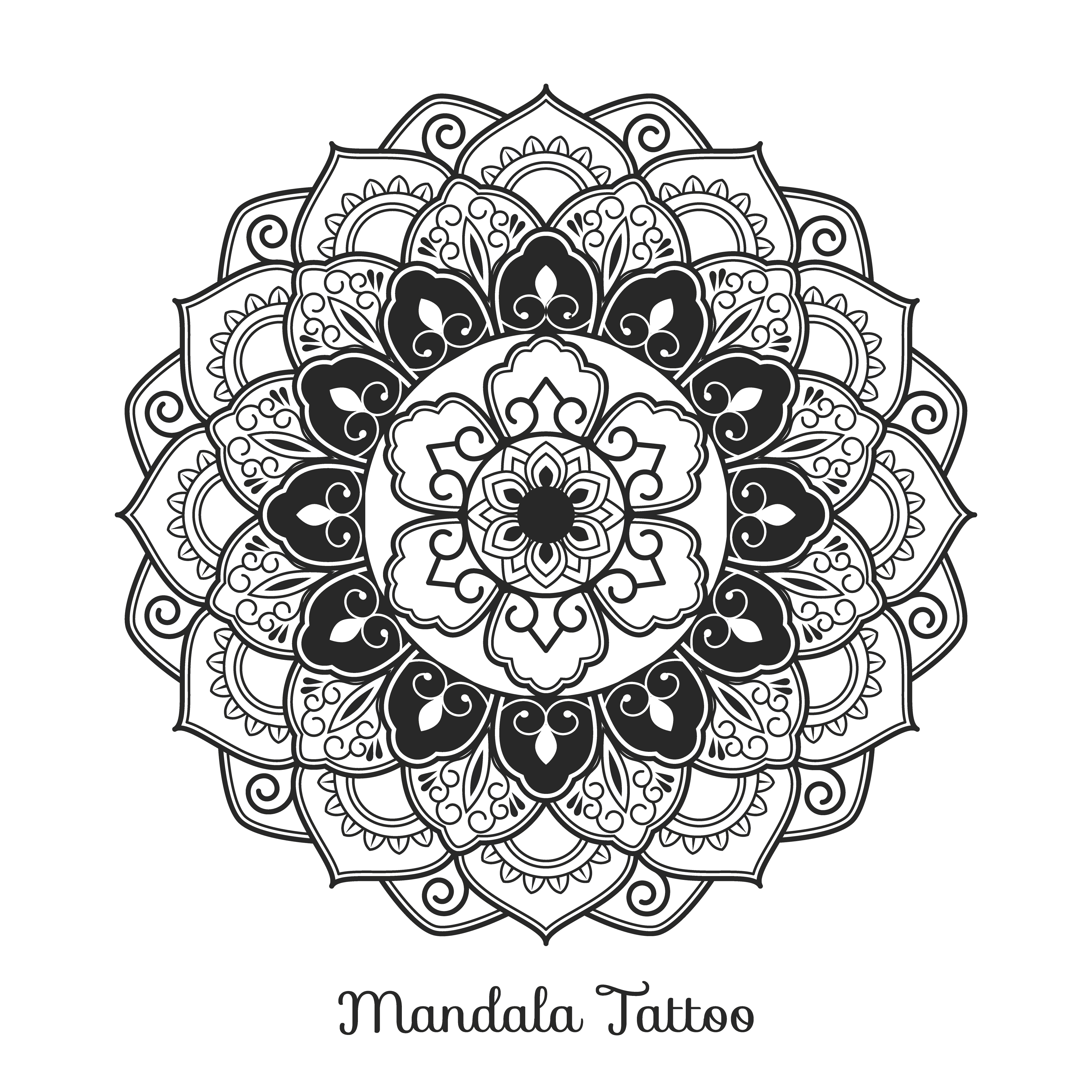 Mandala ornament. Boho style background design 216486 Vector Art at Vecteezy