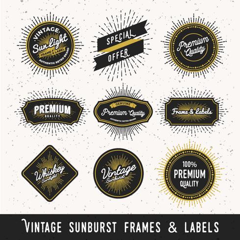 Premium Vector  Vintage lettering set vector