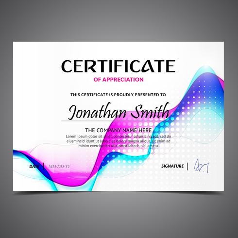 Rainbow Diploma Template Free Vector Art Stock Graphics Rainbow Diploma Template