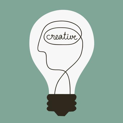 Idea creativa vector