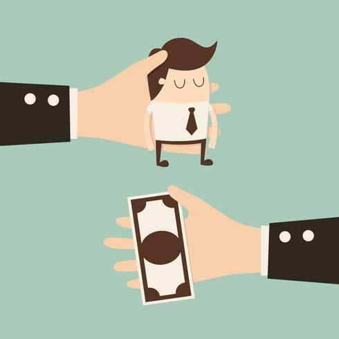 Compensation for employees vector