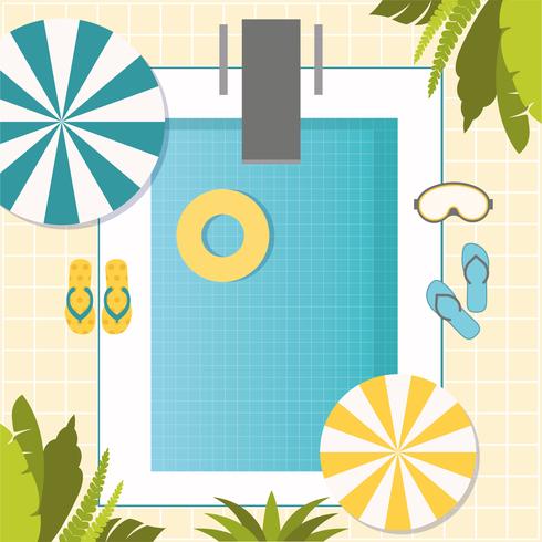 Vector Beautiful Summer Illustration