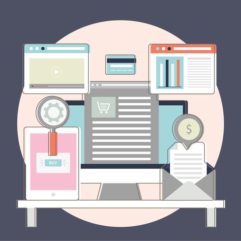 Vector Website Design Elements