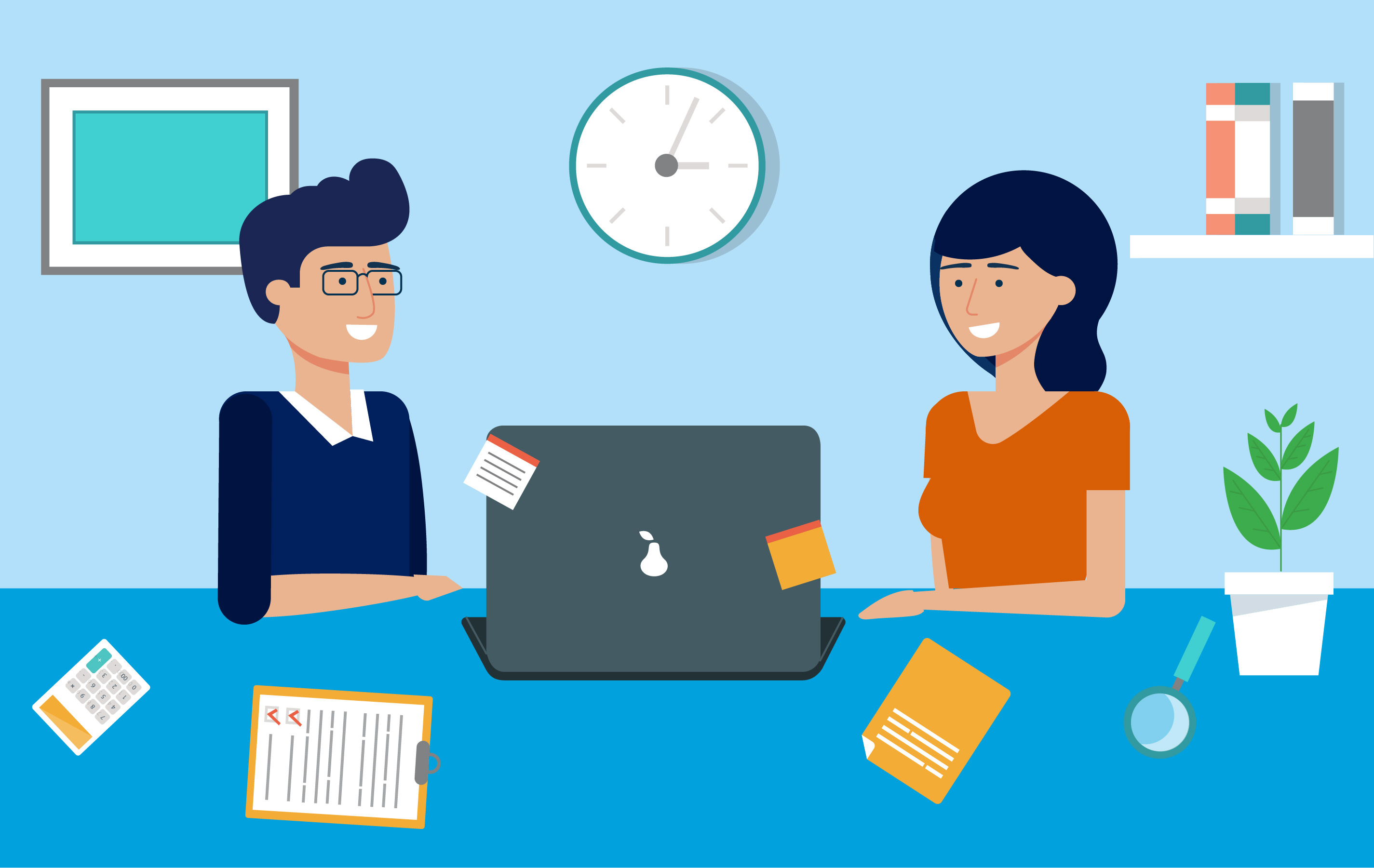 Vector Office Characters Illustration 217375 - Download Free Vectors