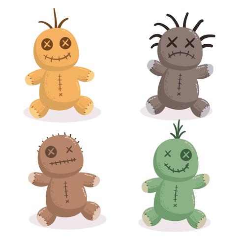 Voodoo Doll Collection Vector