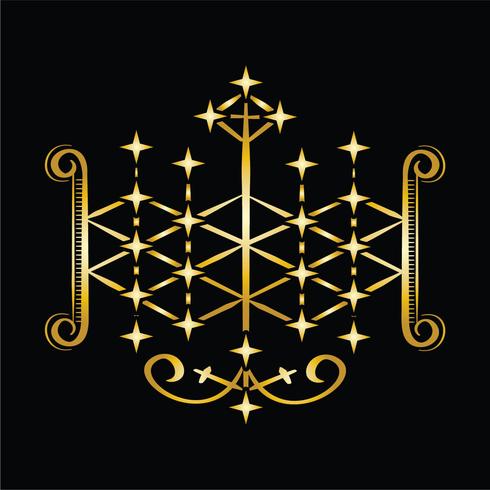 Voodoo Symbol of Ogoun vector