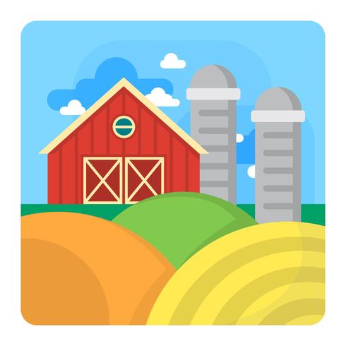 Farm Landscape vector