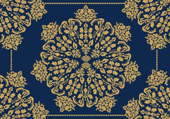 Decorative Ornaments Gold Vector