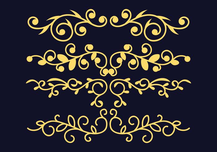 Decorative Ornaments Set vector