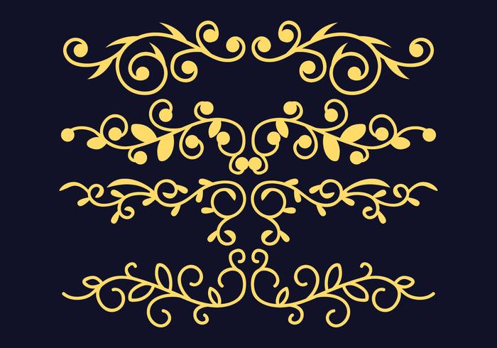 Decorative Ornaments Set vector