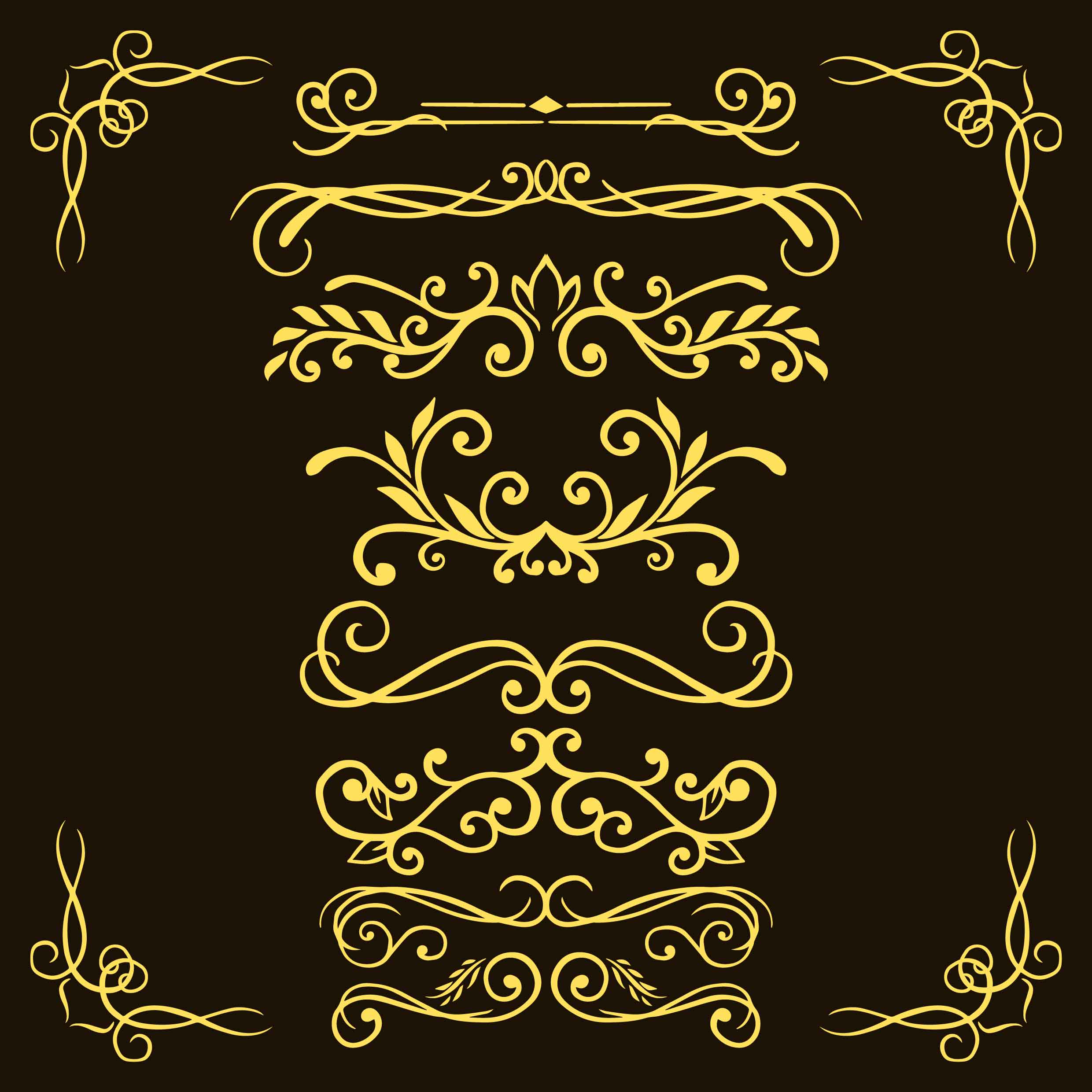 Decorative Ornaments 217685 Vector Art at Vecteezy