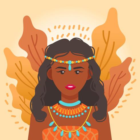 Vector de mujeres de color