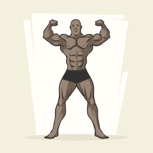 Bodybuilder vector