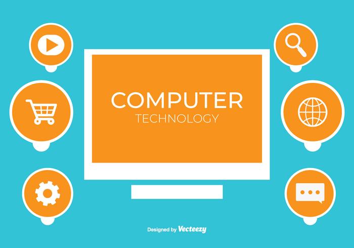 Computing Technology Vector Background