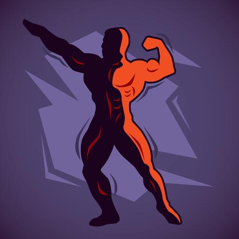 Bodybuilder vector