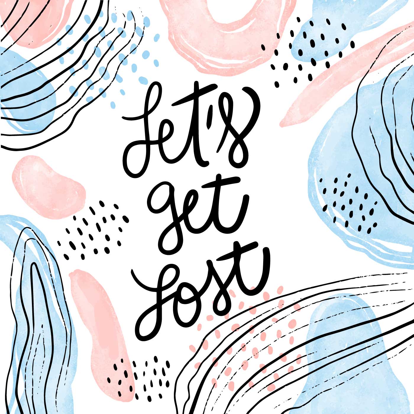 Colorful Abstract Art Background With Motivational Quote 218525 Vector