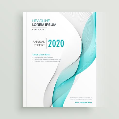 professional business brochure or book cover design template