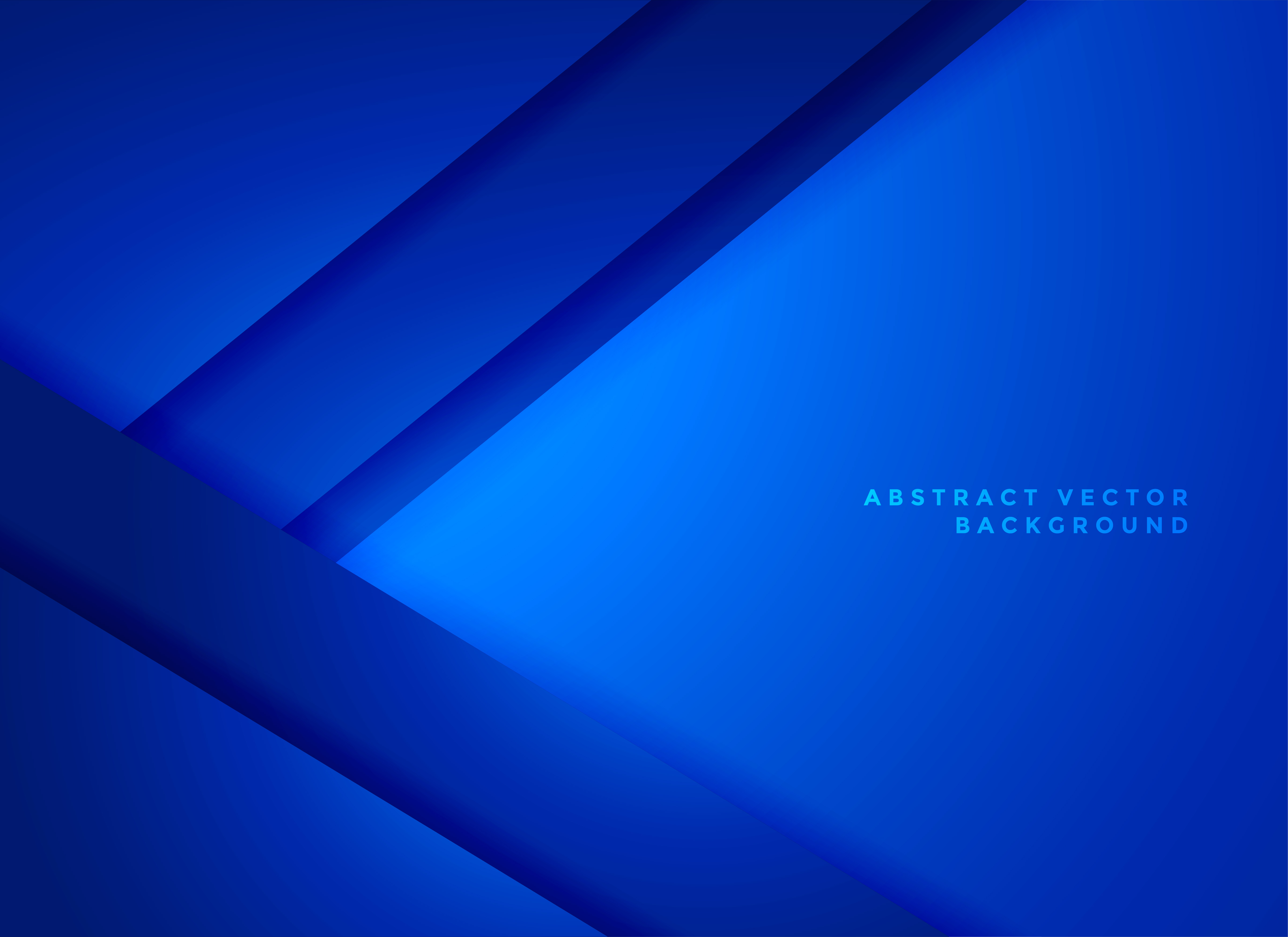 blue geometric abstract background vector - Download Free Vector Art