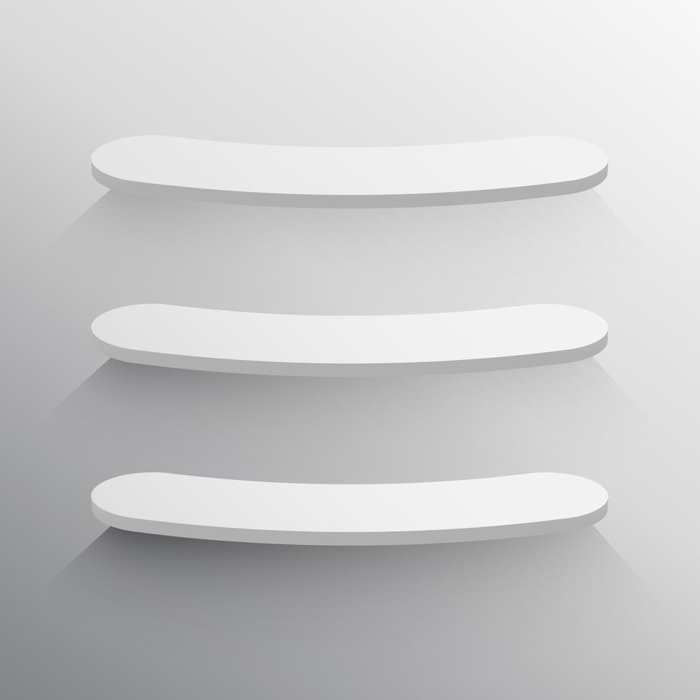 Download 3d shelves mockup design template - Download Free Vector ...
